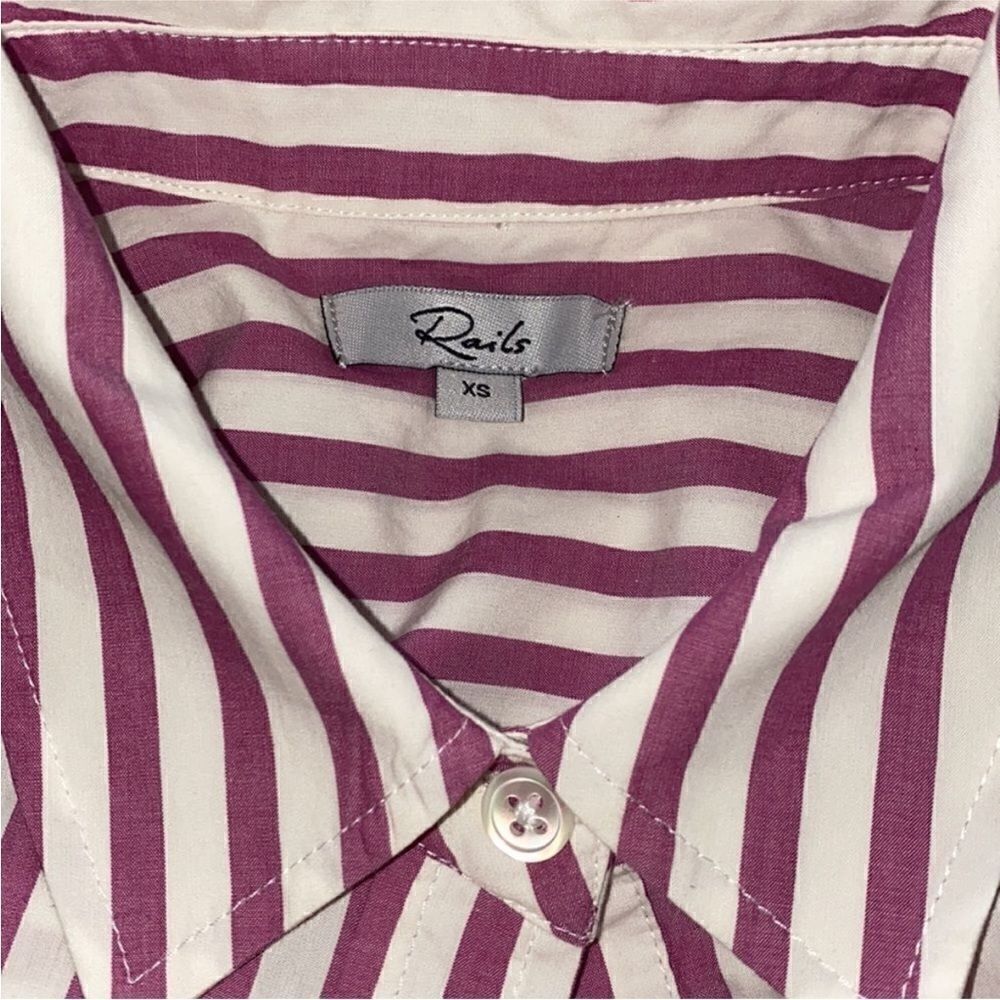 Rails NWT Arlo Button Down Cali Stripe Size XS NWT - image 12